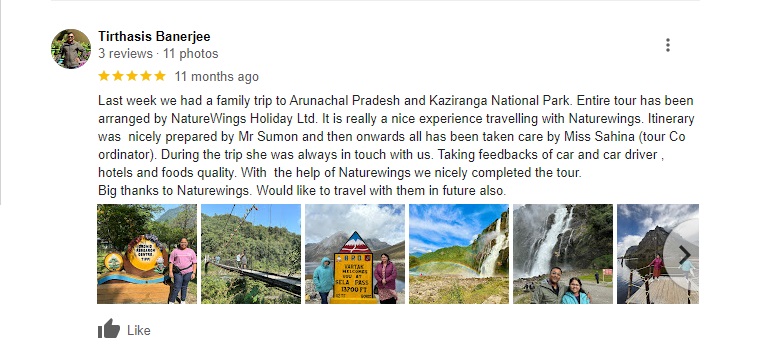 Kaziranga Shillong Cherrapunji Package Tour with NatureWings