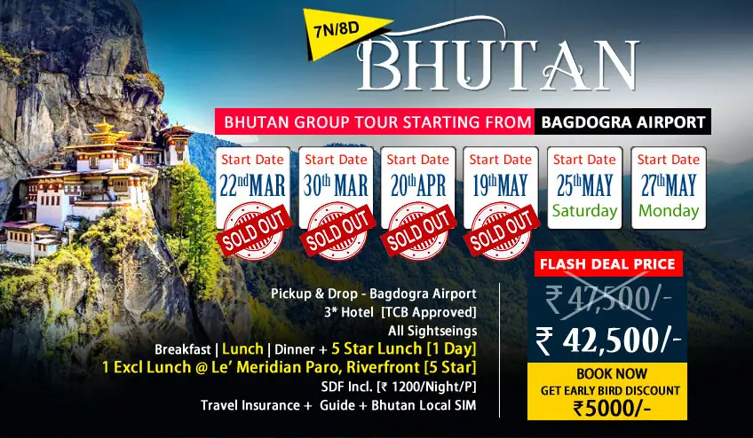 pune to bhutan trip cost