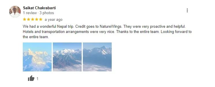 Nepal Package Tour with NatureWings