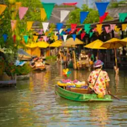 pattaya floating markt tour from kolkata