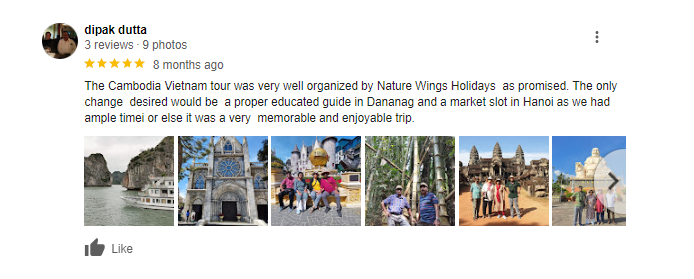 Vietnam Package Tour from Kolkata with NatureWings